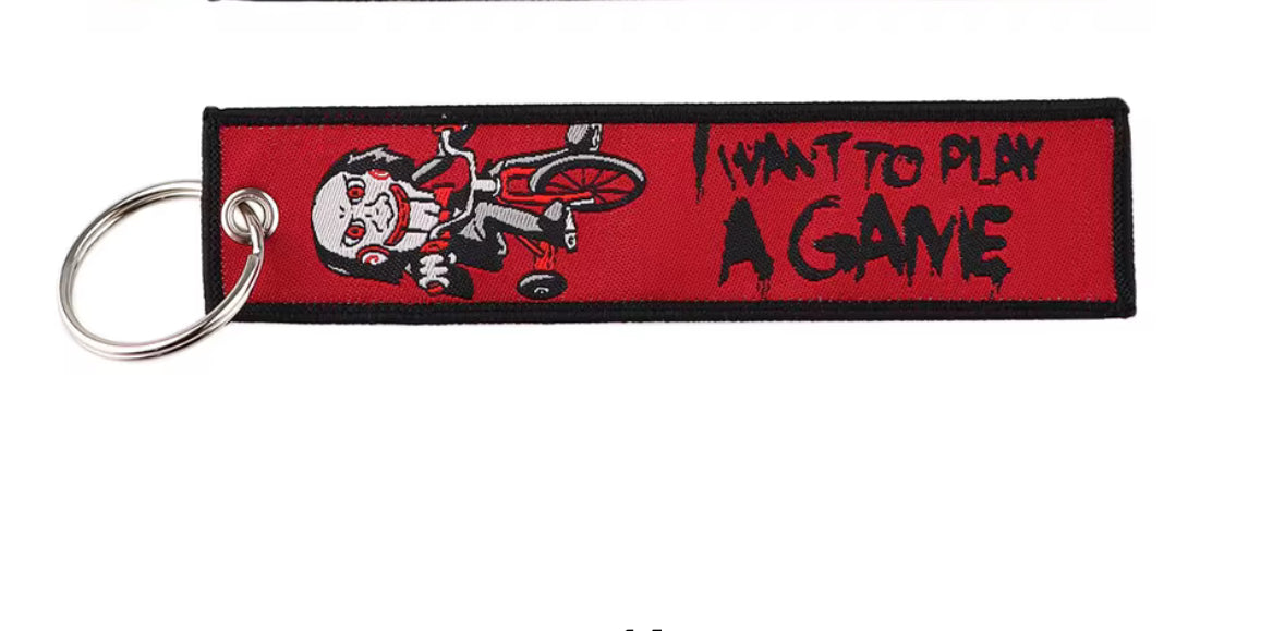 Embroidered Anime Flight Tag