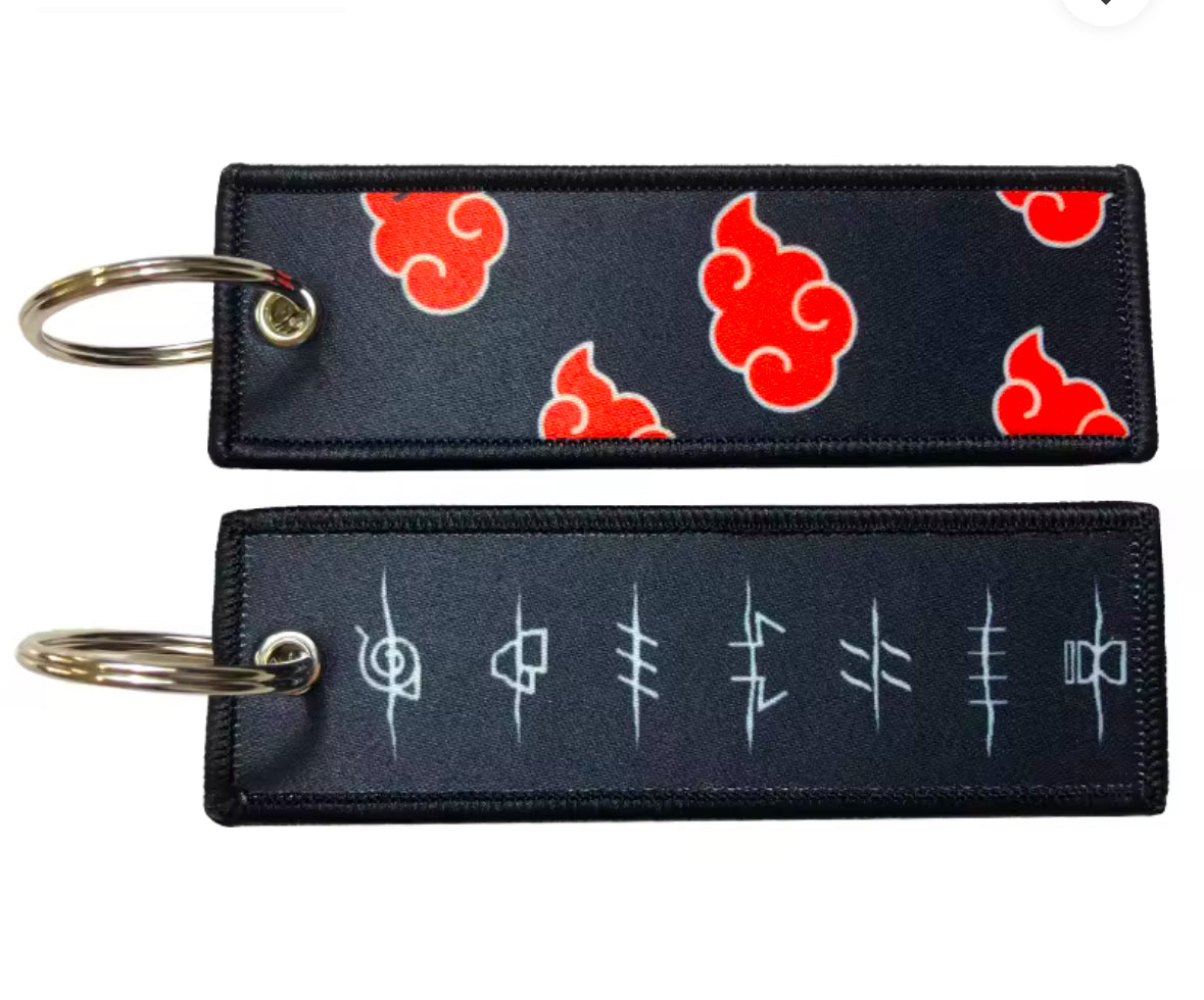 Embroidered Anime Flight Tag