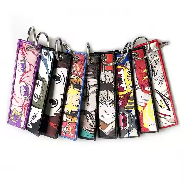 Embroidered Anime Flight Tag