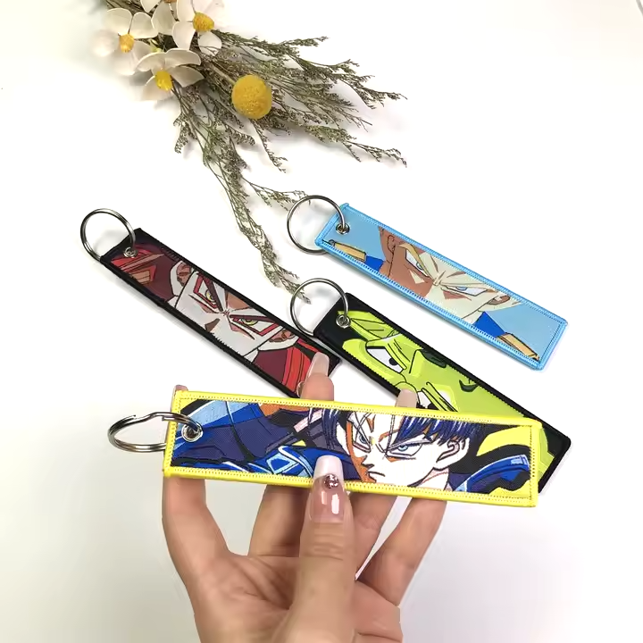 Embroidered Anime Flight Tag