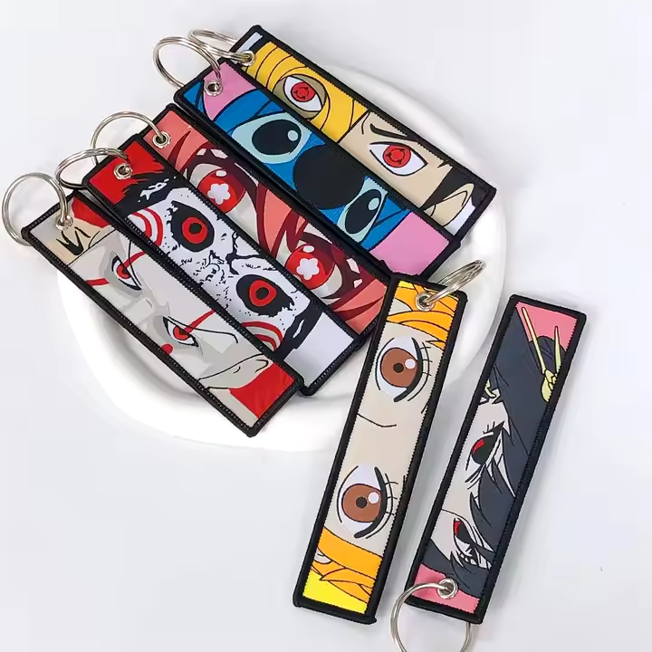 Embroidered Anime Flight Tag
