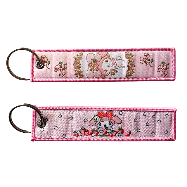 Embroidered Anime Flight Tag