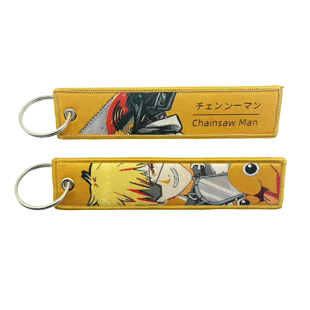Embroidered Anime Flight Tag
