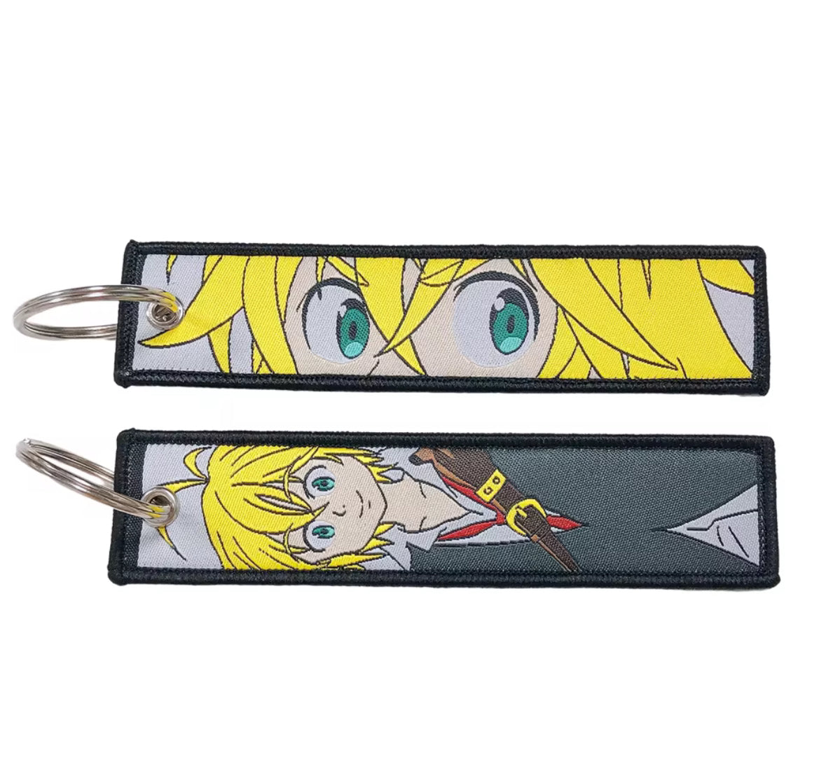 Embroidered Anime Flight Tag
