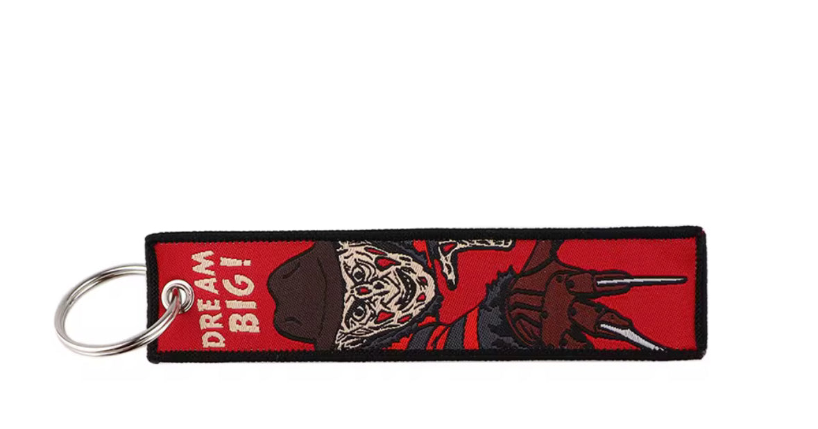 Embroidered Anime Flight Tag