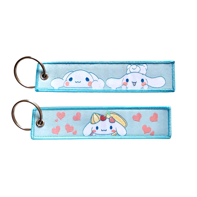 Embroidered Anime Flight Tag