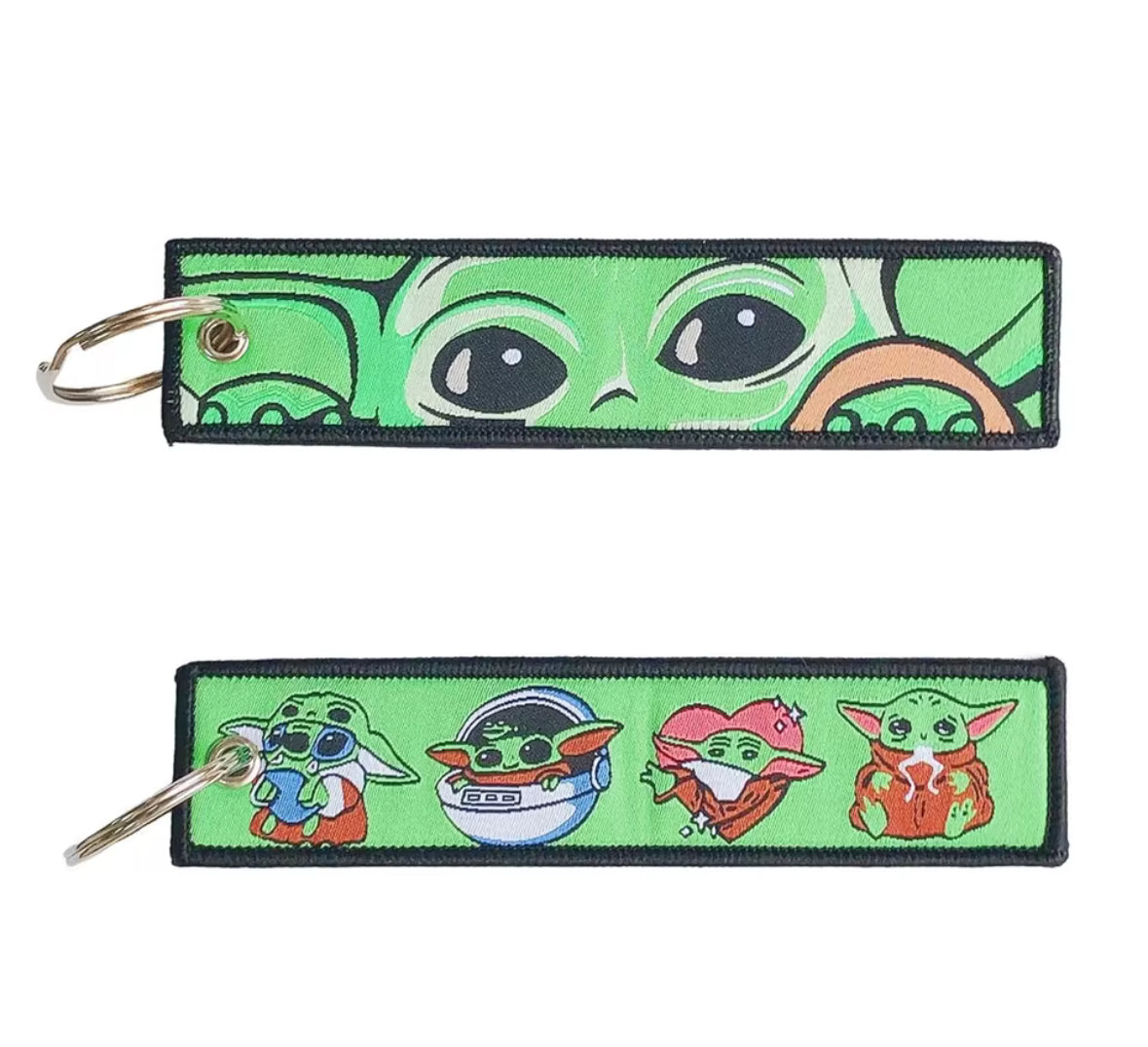Embroidered Anime Flight Tag