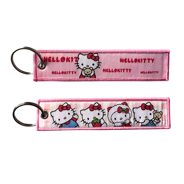Embroidered Anime Flight Tag