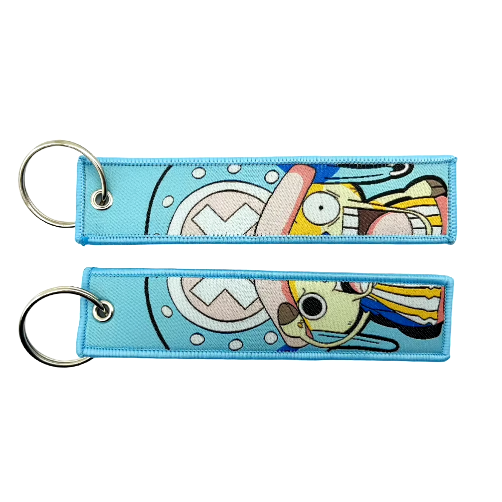 Embroidered Anime Flight Tag