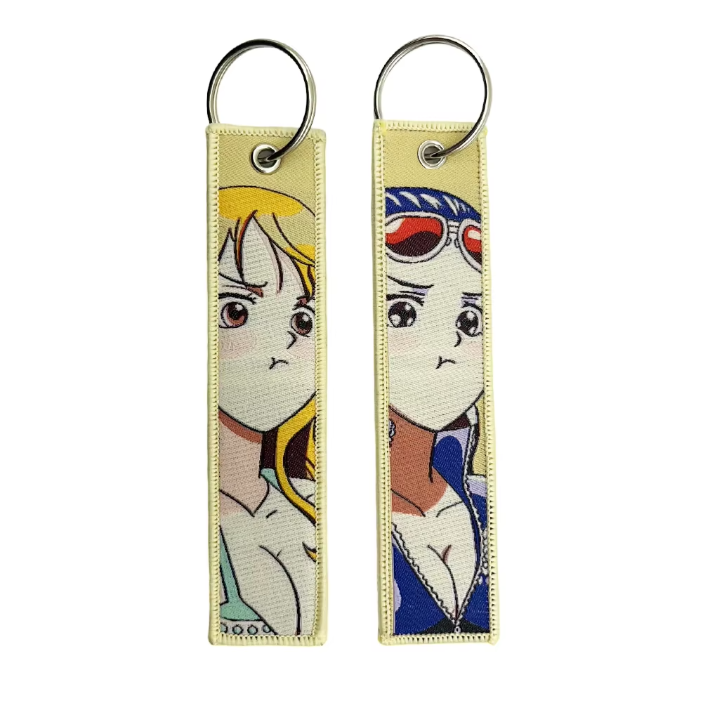 Embroidered Anime Flight Tag