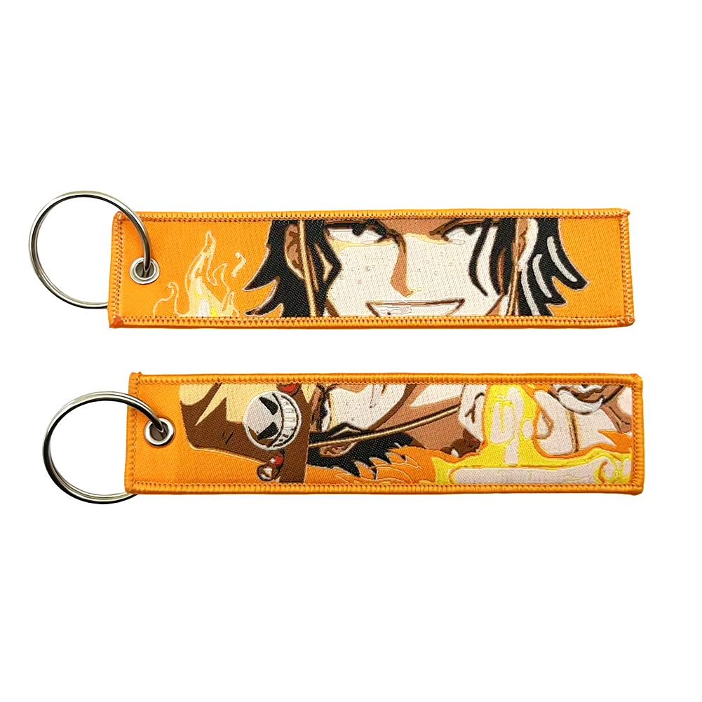 Embroidered Anime Flight Tag