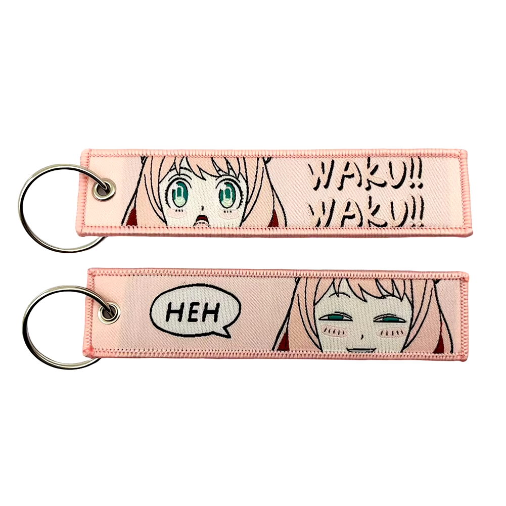 Embroidered Anime Flight Tag