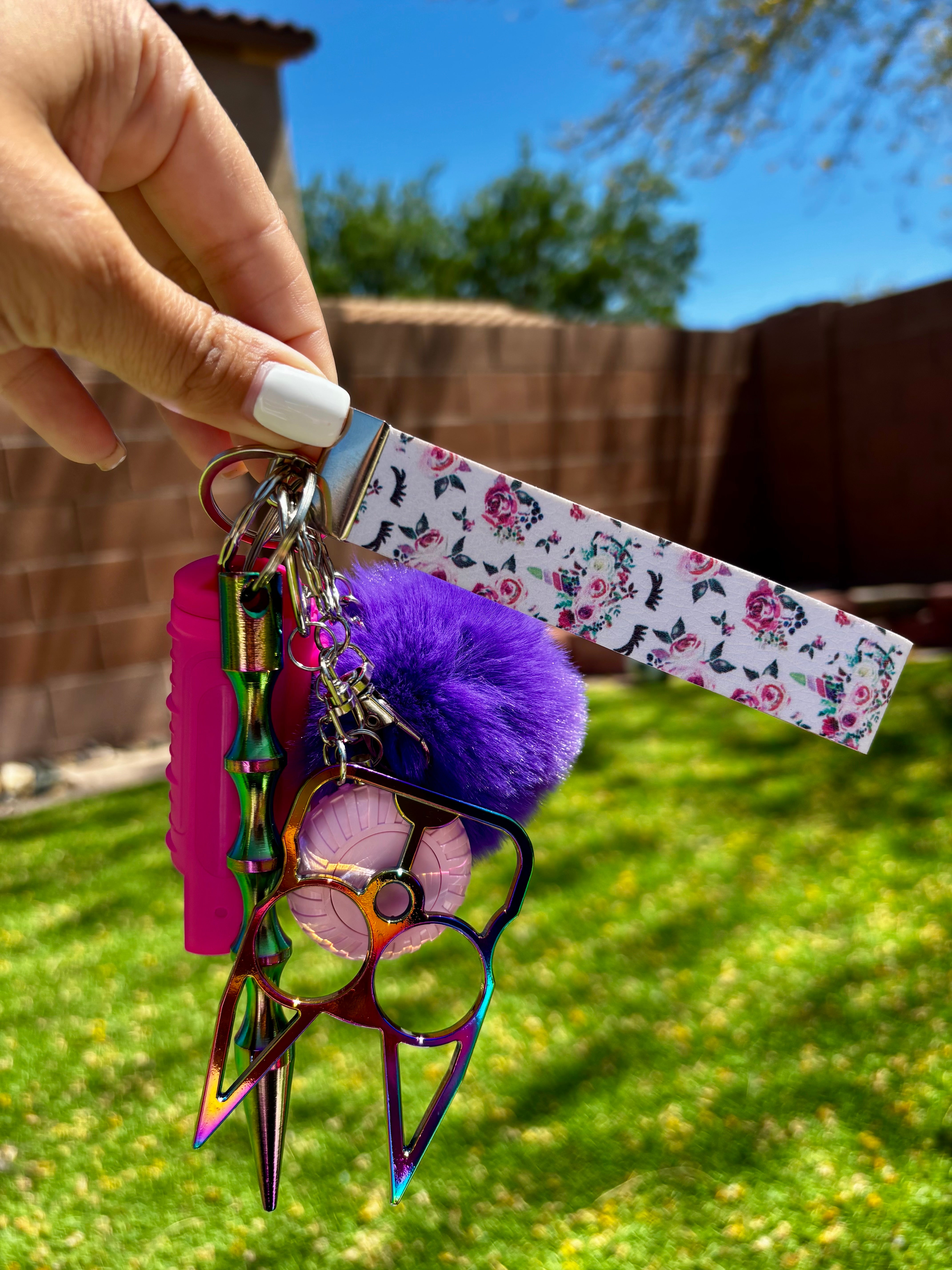 We Love Florals – Safety Babes Keychains